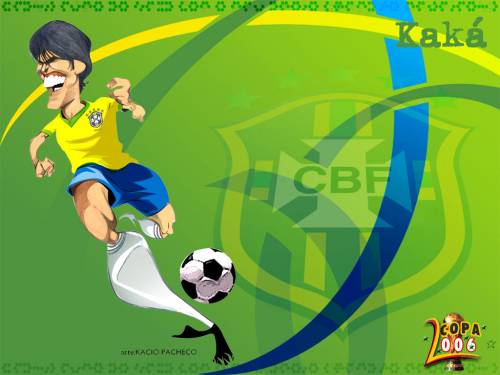 Каррикатуры на бразильских футболистов 2