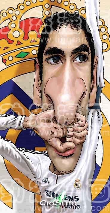 Каррикатуры на футболистов Реал Мадрида 1