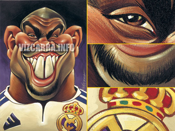 Каррикатуры на футболистов Реал Мадрида 2